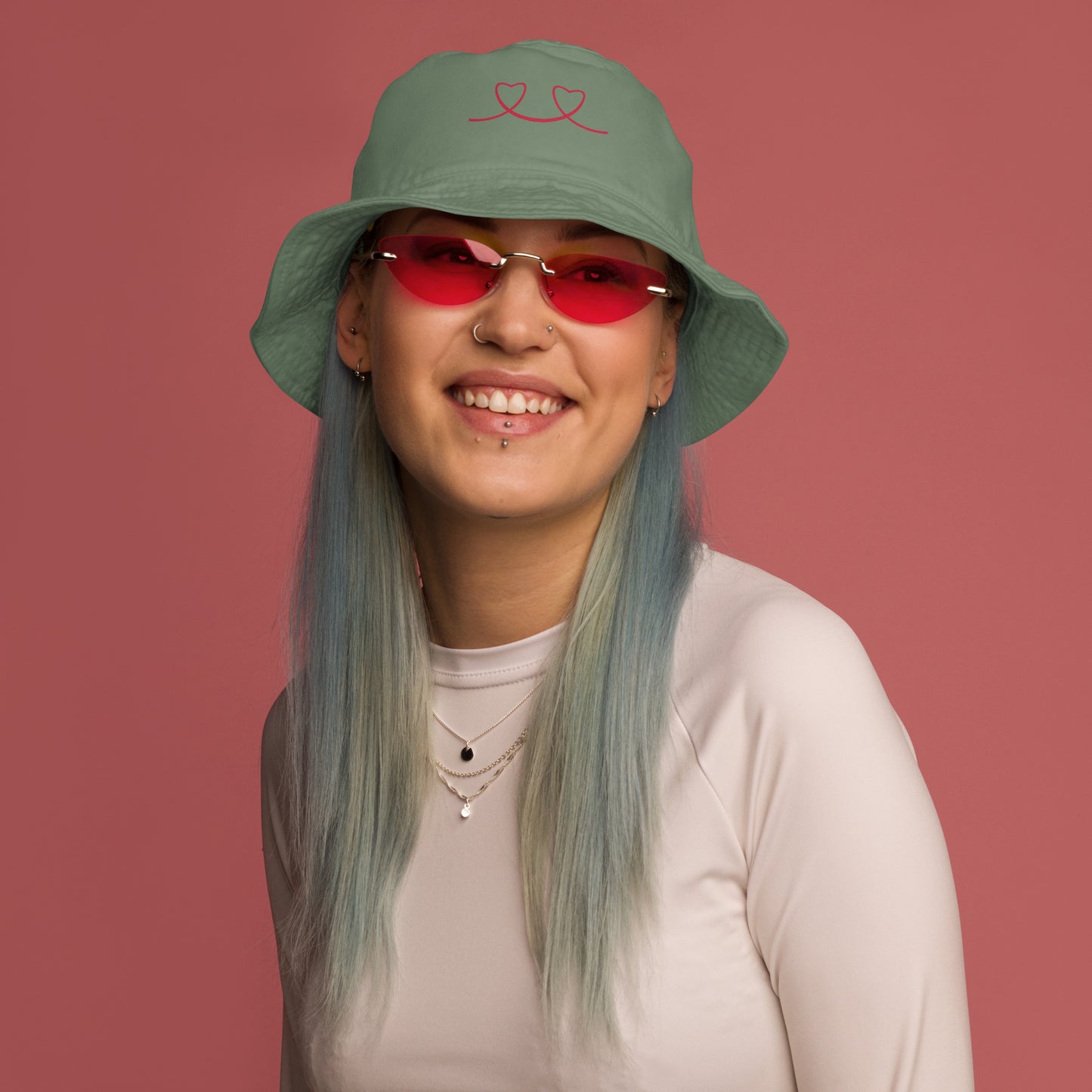 Smiley Organic Bucket Hat