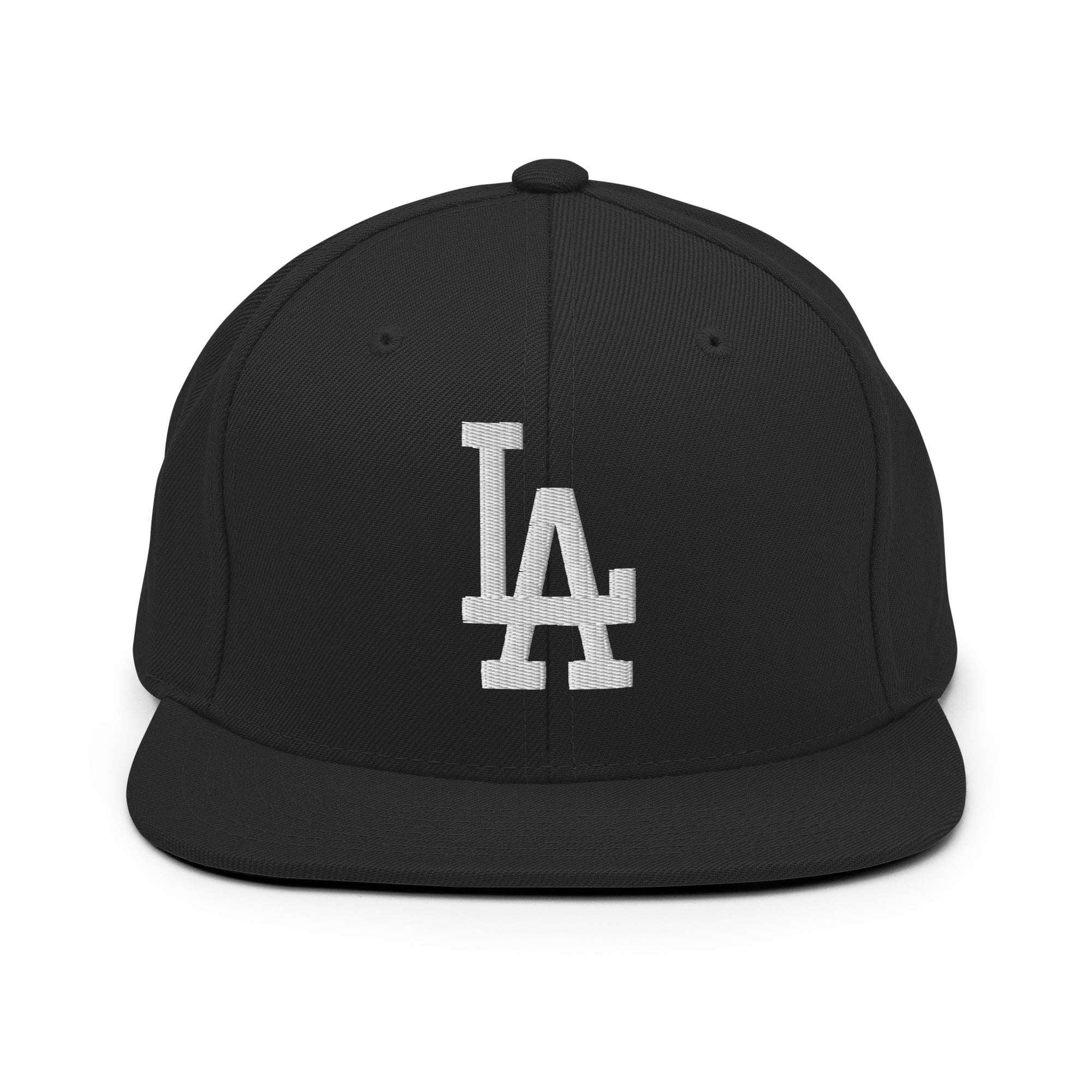Product mockup - LA Classic Snapback Hat Black