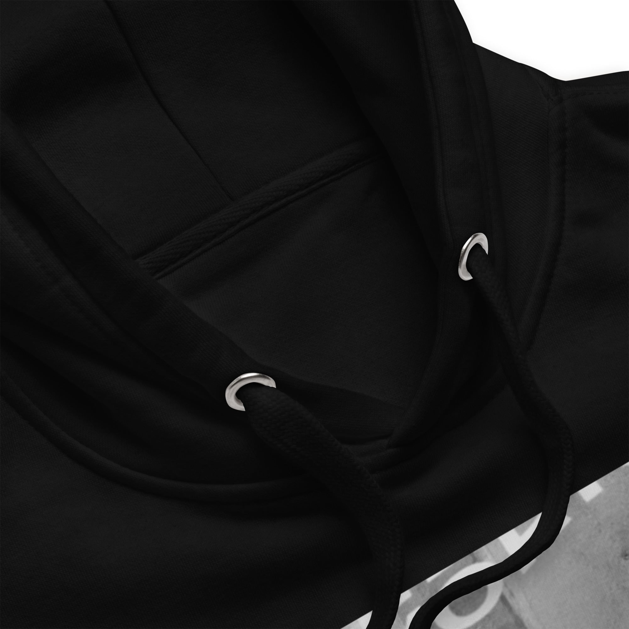 Ice Cube Unisex Premium Baumwoll-Hoodie – Scheiß auf das Gesetz, du bist ein Tier mit Abzeichen