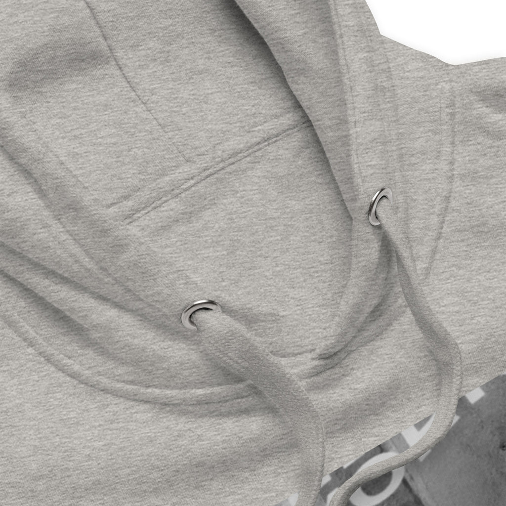 Ice Cube Unisex Premium Baumwoll-Hoodie – Scheiß auf das Gesetz, du bist ein Tier mit Abzeichen