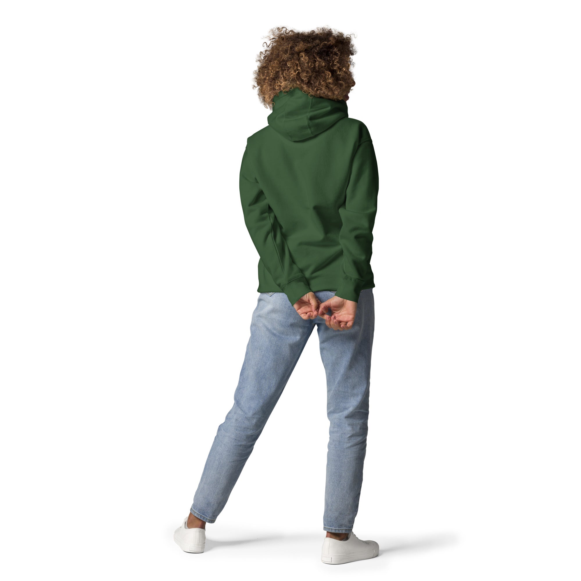 Ice Cube Unisex Premium Baumwoll-Hoodie – Scheiß auf das Gesetz, du bist ein Tier mit Abzeichen