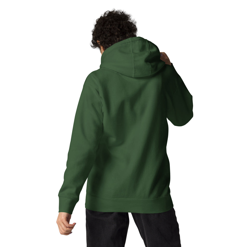 Ice Cube Unisex Premium Baumwoll-Hoodie – Scheiß auf das Gesetz, du bist ein Tier mit Abzeichen
