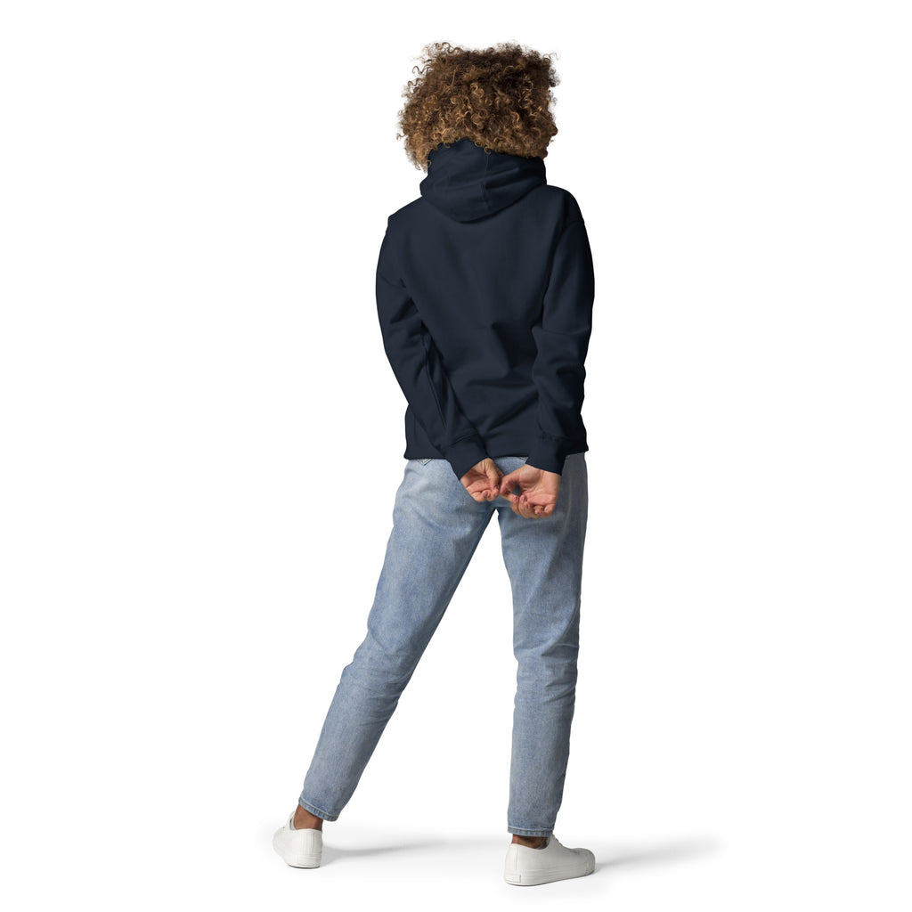 Ice Cube Unisex Premium Baumwoll-Hoodie – Scheiß auf das Gesetz, du bist ein Tier mit Abzeichen