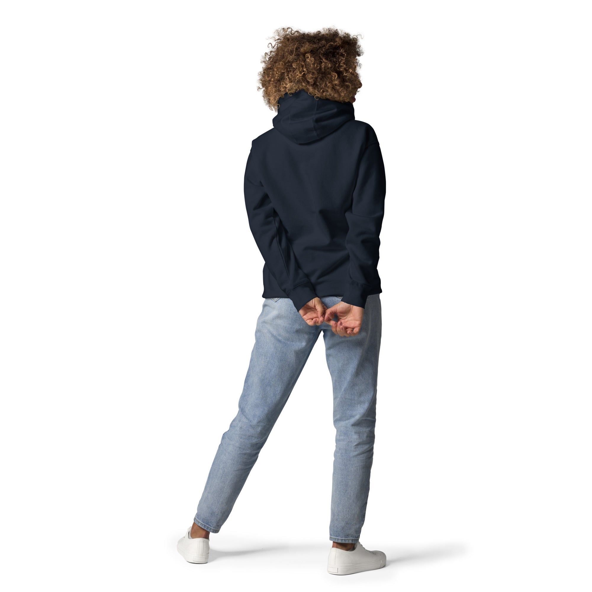 Ice Cube Unisex Premium Baumwoll-Hoodie – Scheiß auf das Gesetz, du bist ein Tier mit Abzeichen