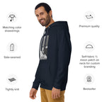 Ice Cube Unisex Premium Baumwoll-Hoodie – Scheiß auf das Gesetz, du bist ein Tier mit Abzeichen