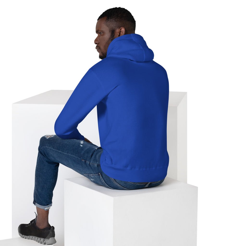Ice Cube Unisex Premium Baumwoll-Hoodie – Scheiß auf das Gesetz, du bist ein Tier mit Abzeichen