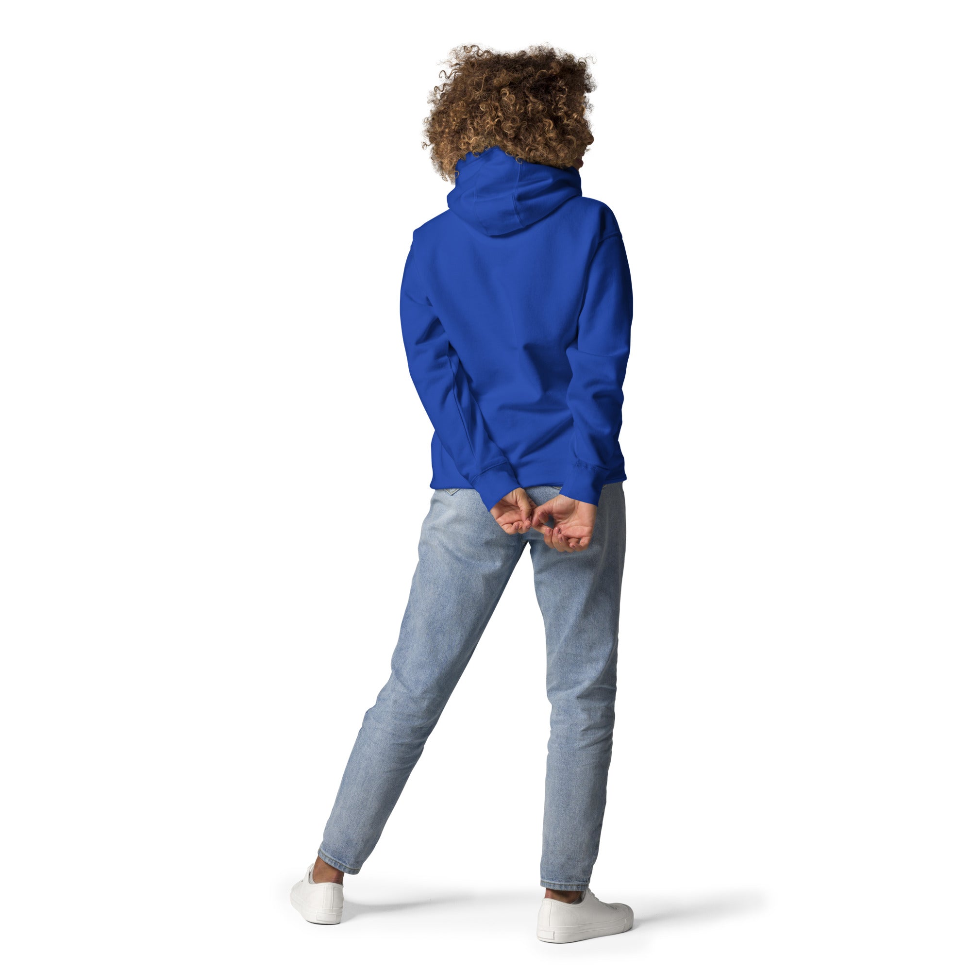 Ice Cube Unisex Premium Baumwoll-Hoodie – Scheiß auf das Gesetz, du bist ein Tier mit Abzeichen