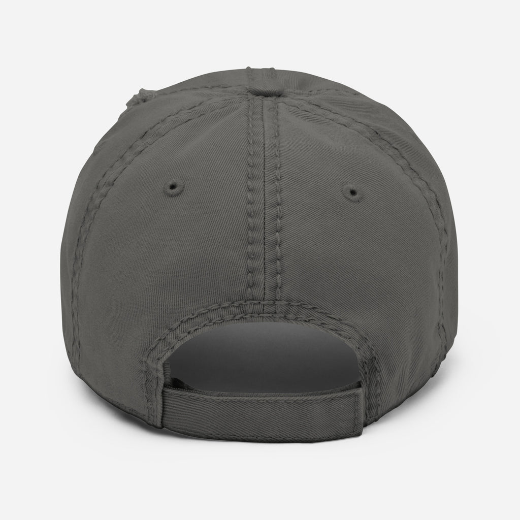Smiley Cap | Distressed Dad Hat