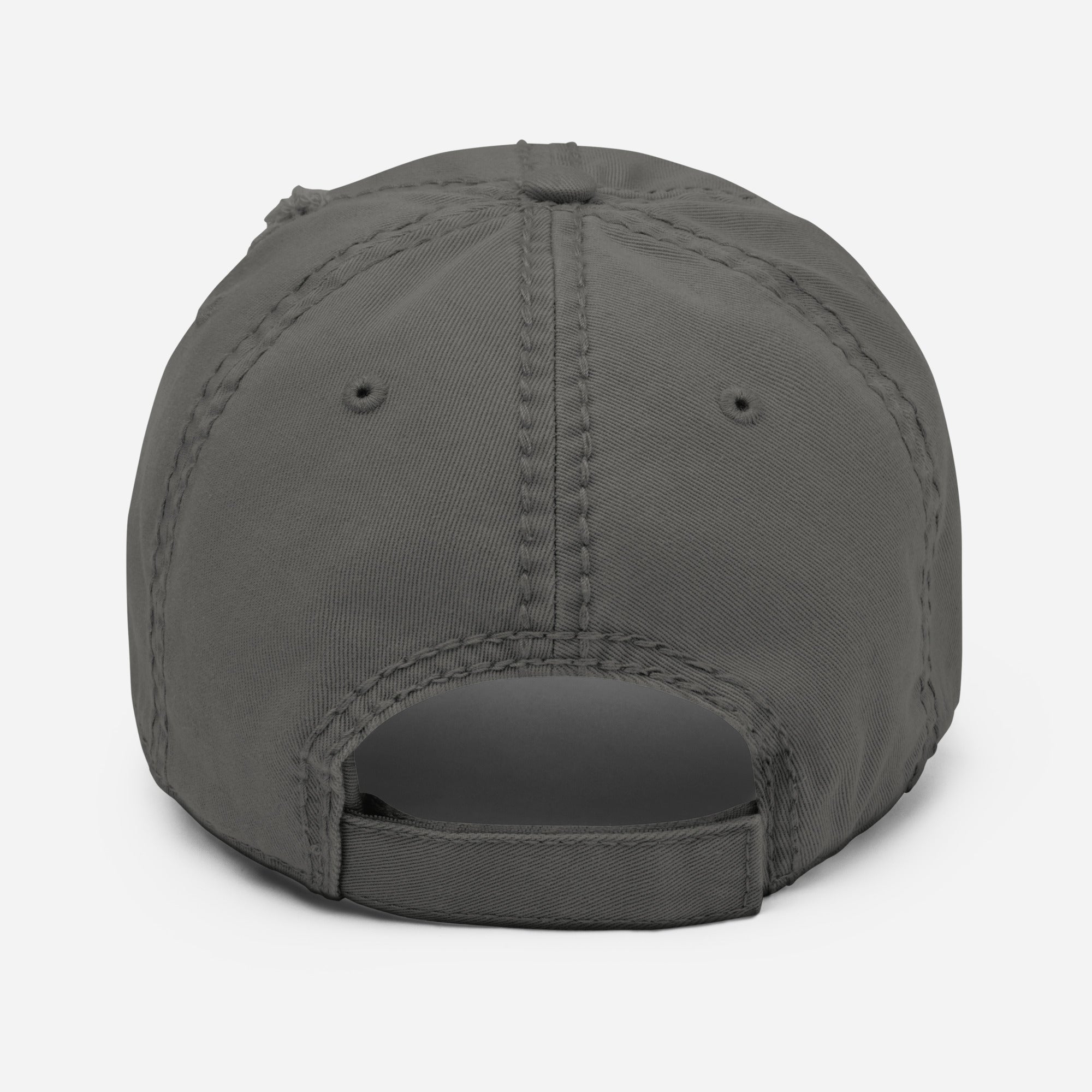 Smiley Cap | Distressed Dad Hat