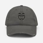Smiley Cap | Distressed Dad Hat