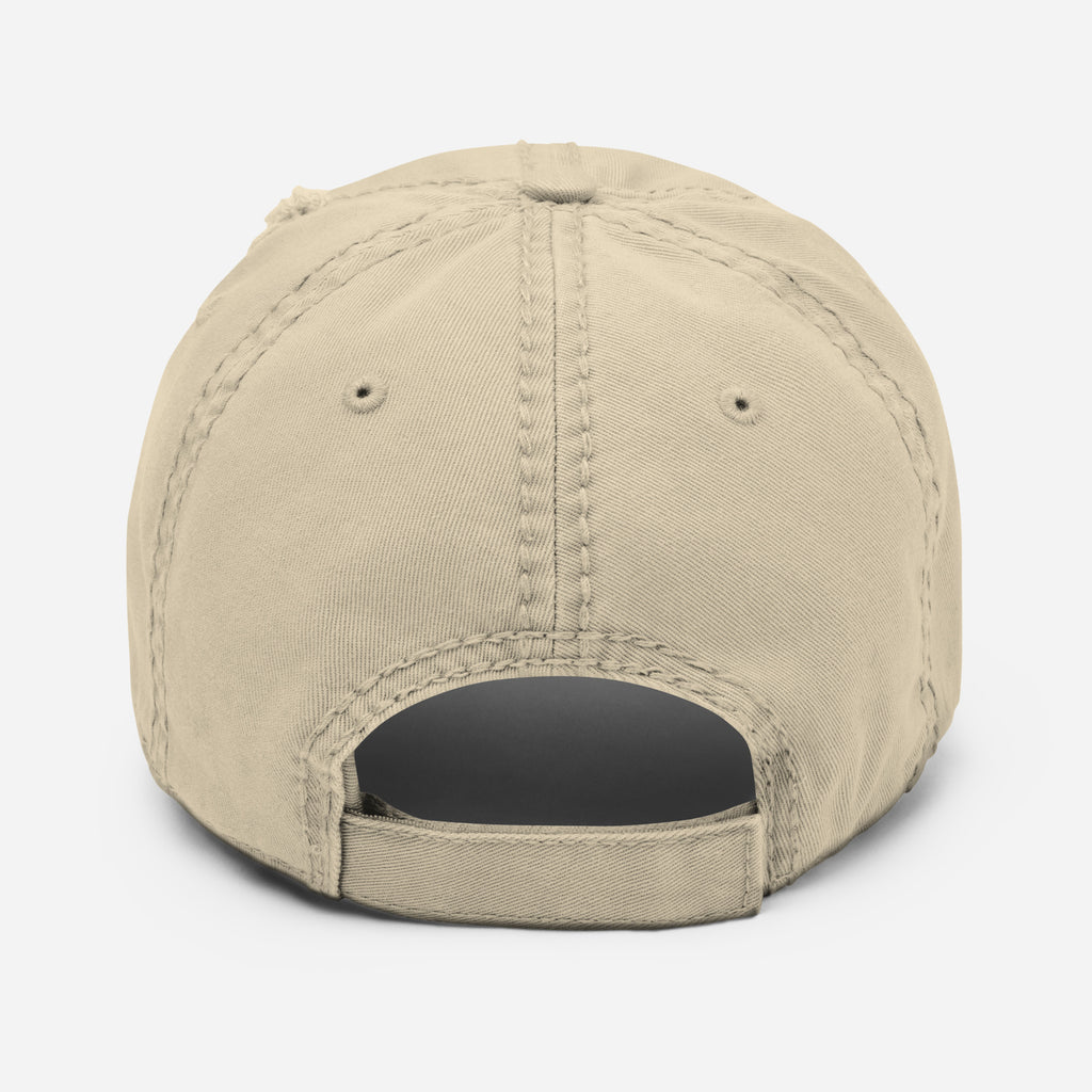 Smiley Cap | Distressed Dad Hat