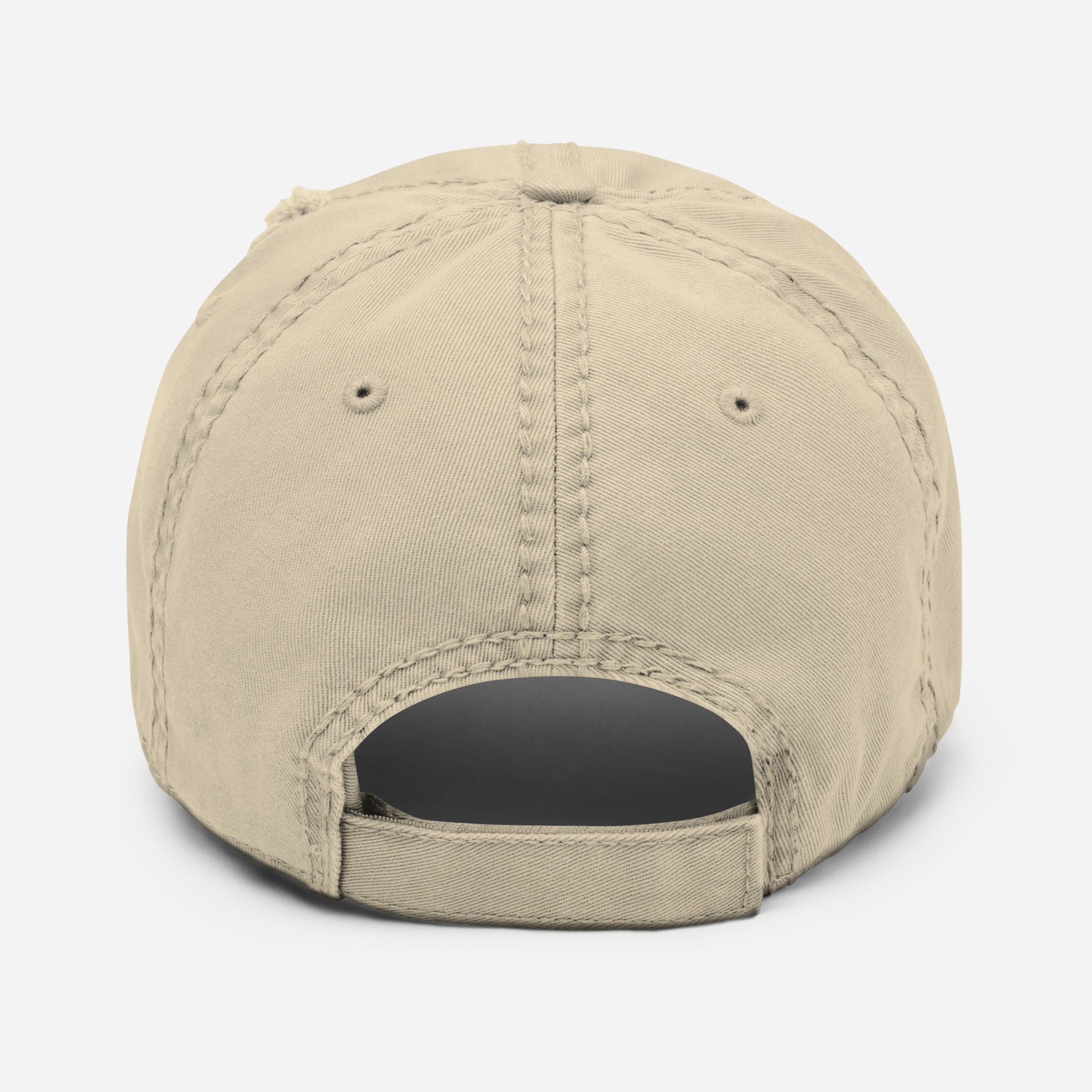 Smiley Cap | Distressed Dad Hat