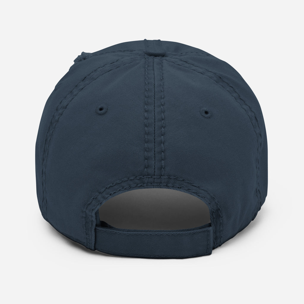 Smiley Cap | Distressed Dad Hat