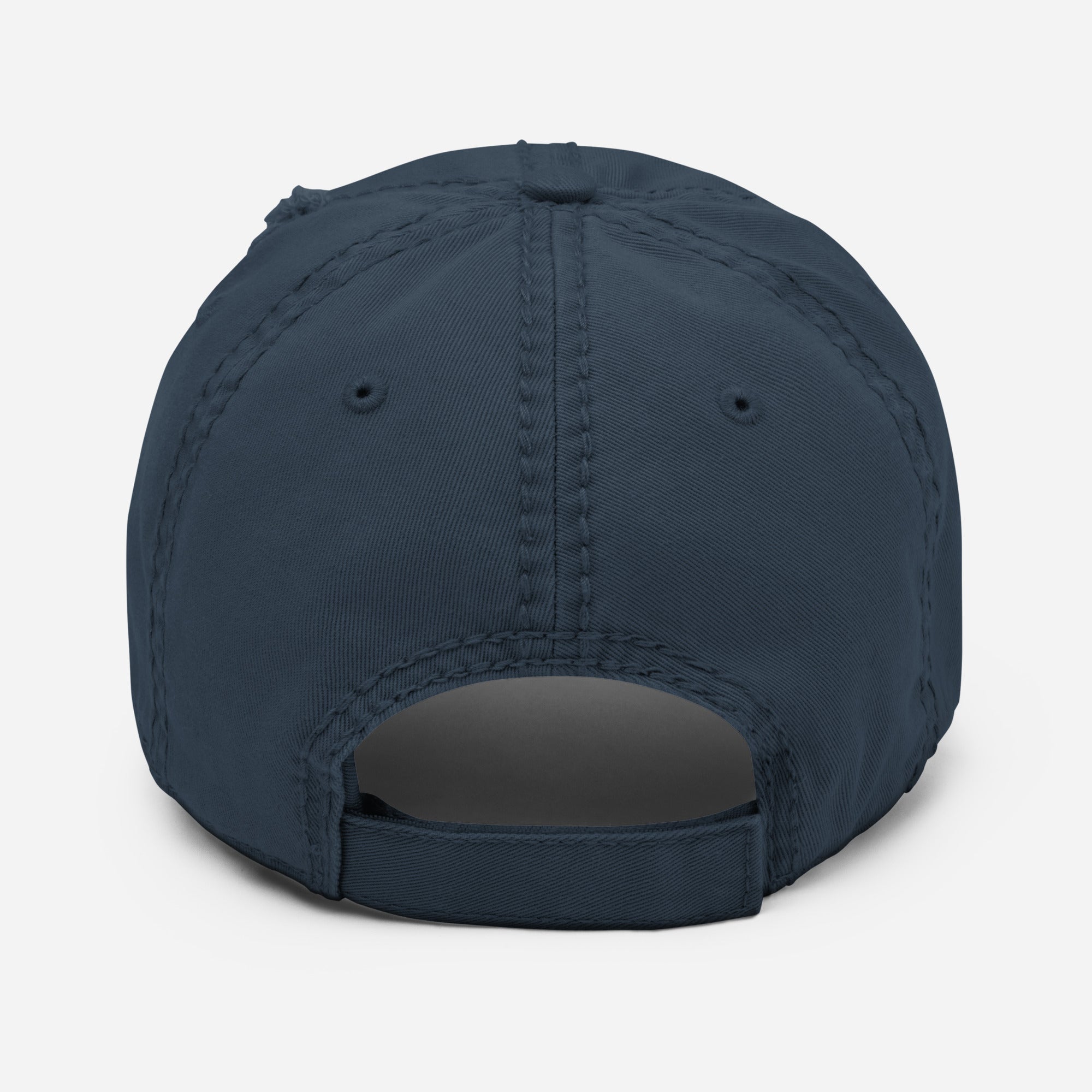 Smiley Cap | Distressed Dad Hat