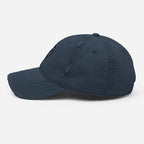 Smiley Cap | Distressed Dad Hat