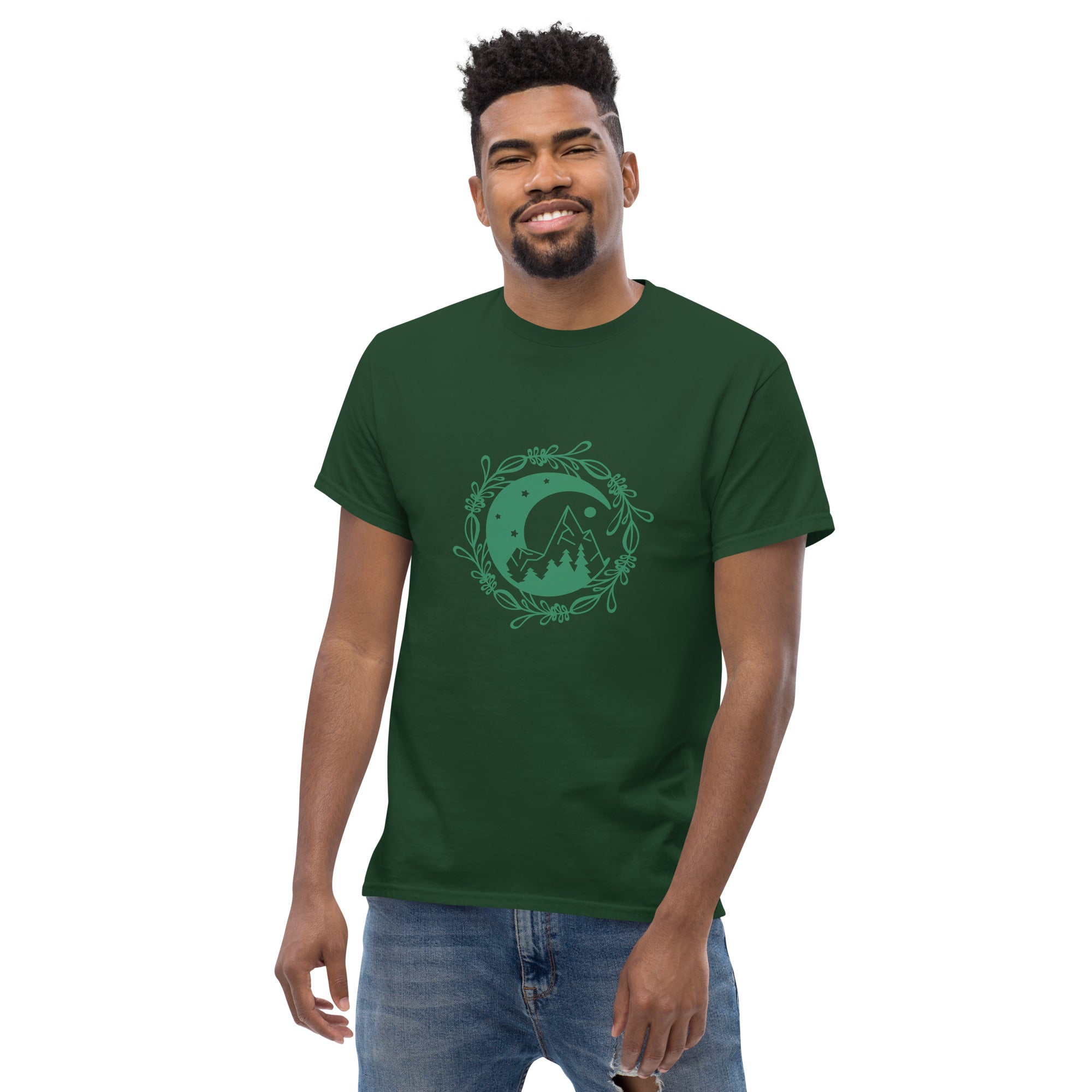Green nature unisex classic tee