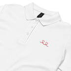 Women’s Pique Polo Shirt Smiley Embroidery