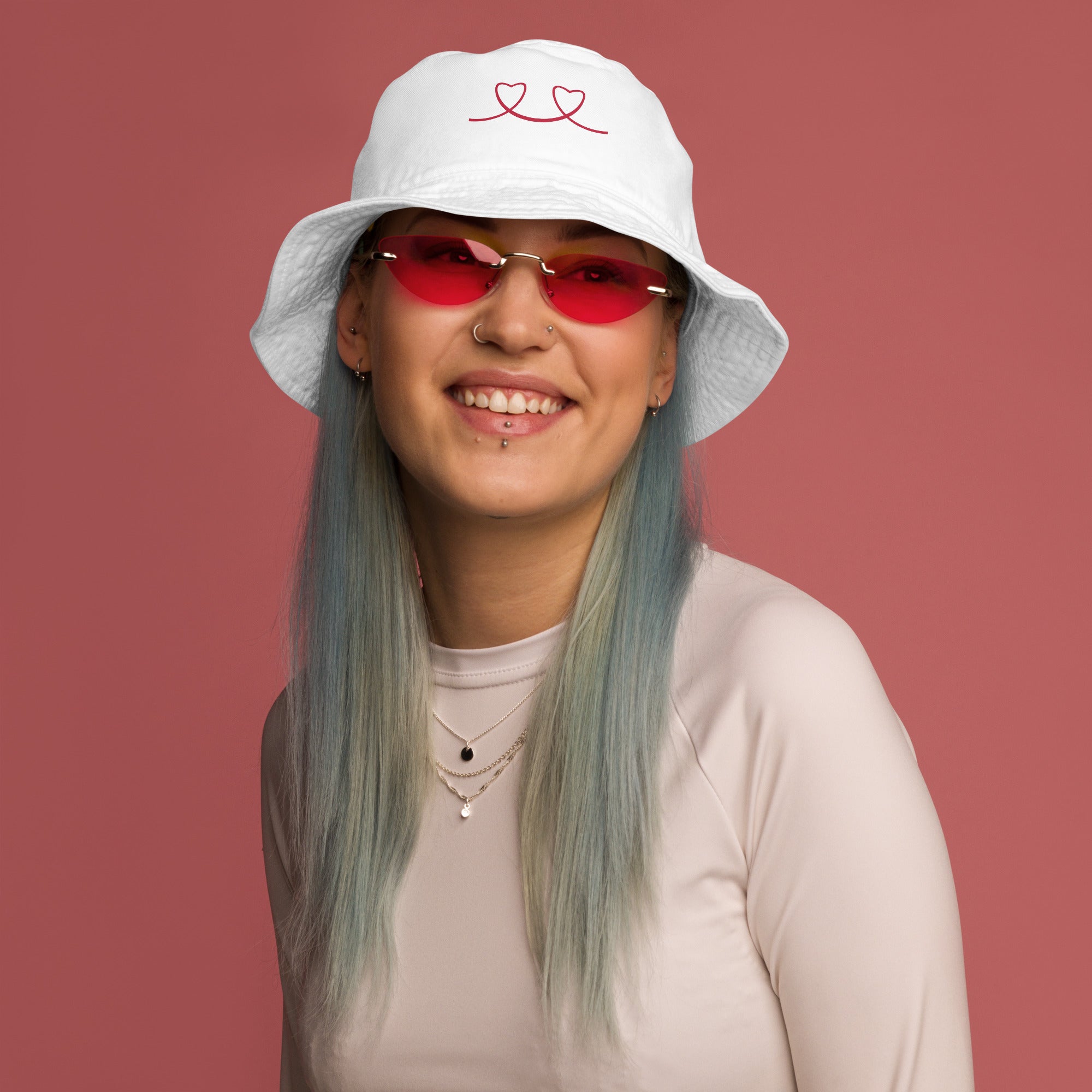 Smiley Organic Bucket Hat