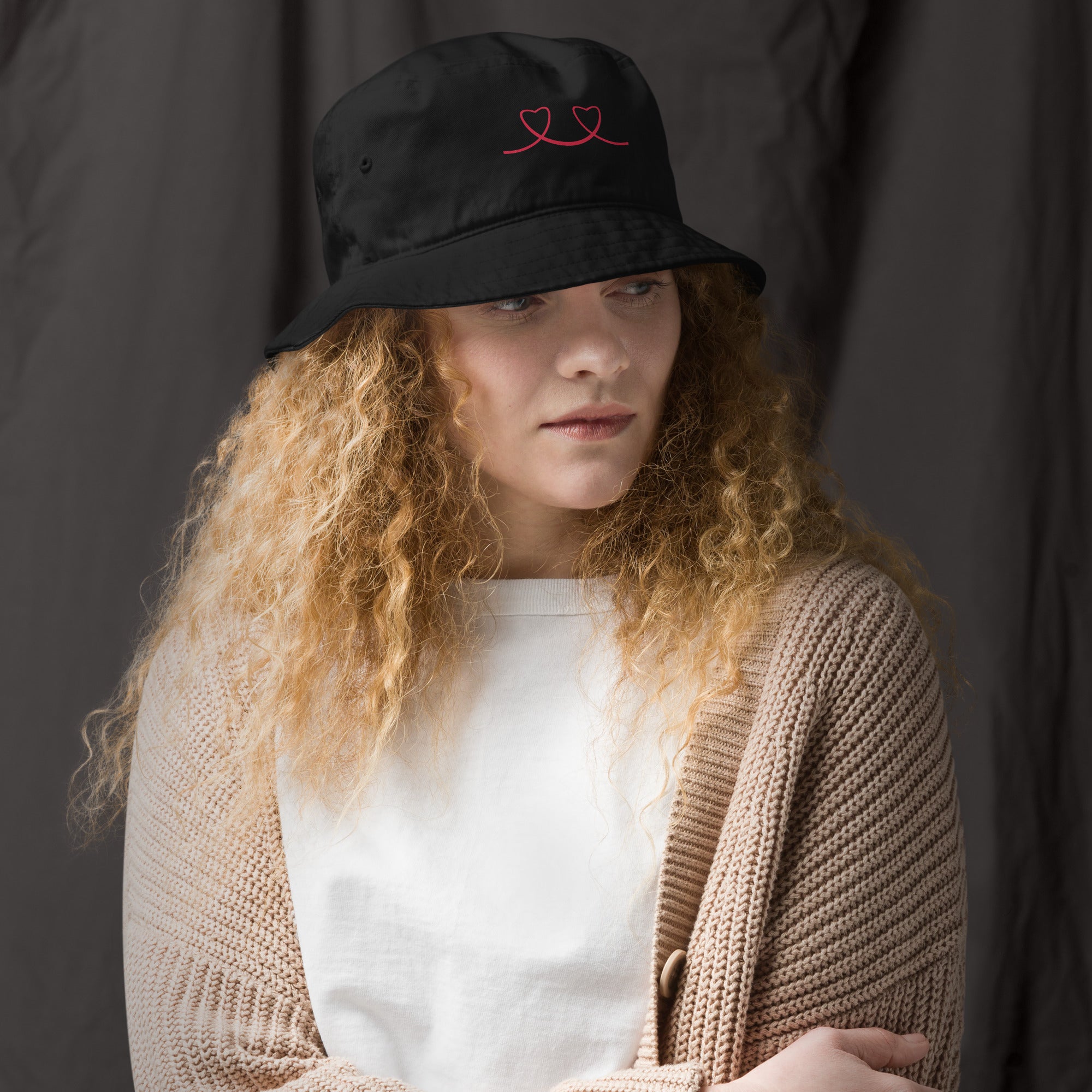 Smiley Organic Bucket Hat