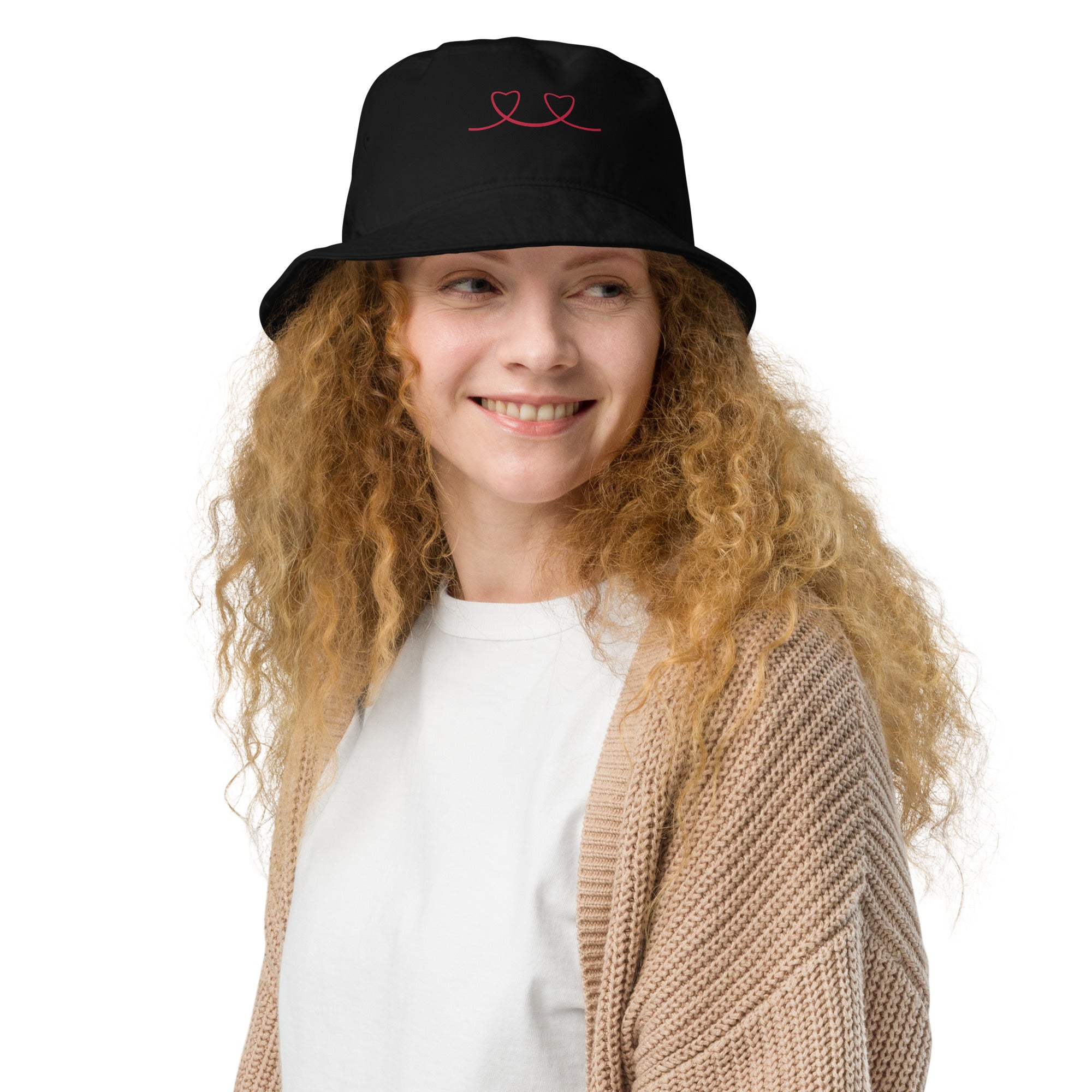 Smiley Organic Bucket Hat