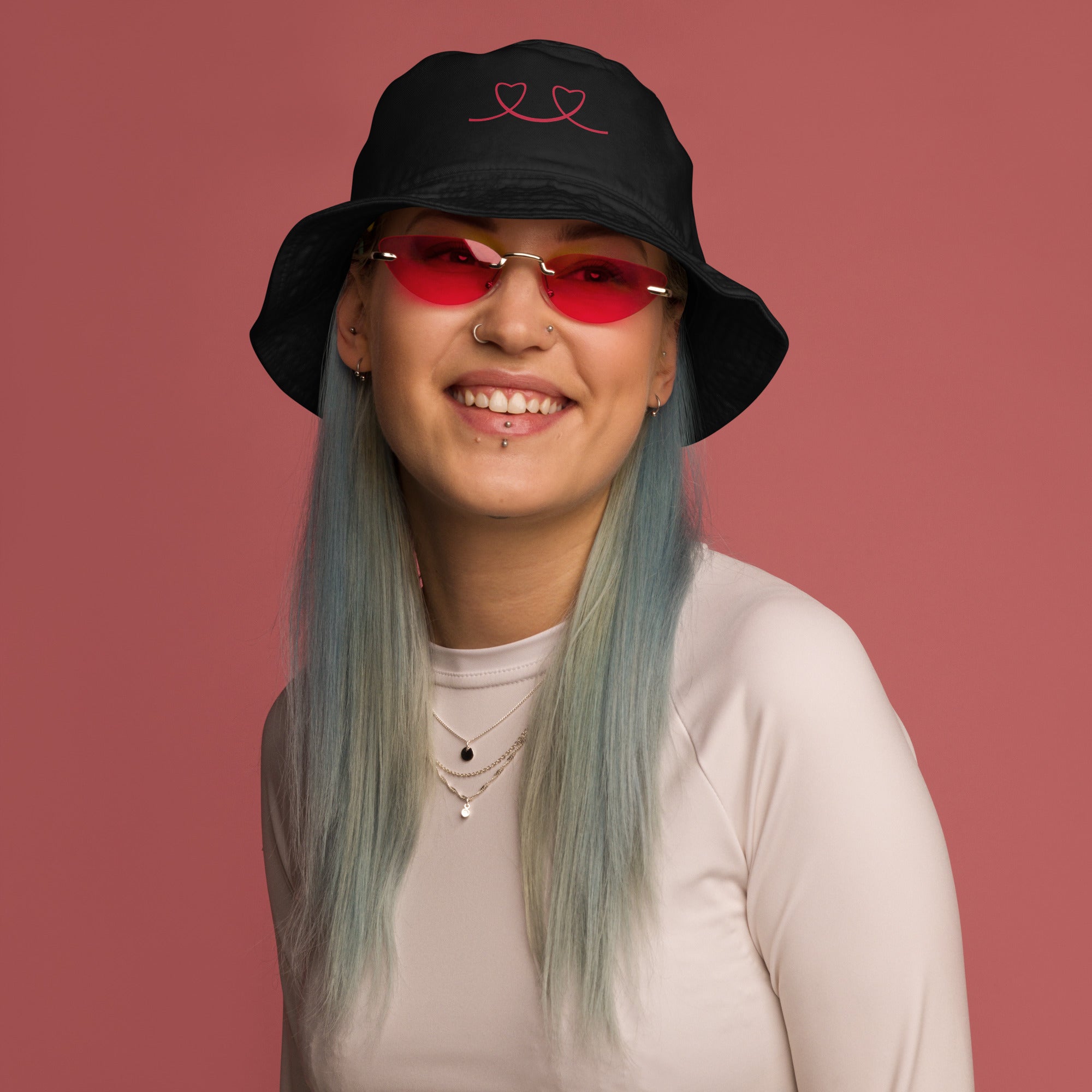 Smiley Organic Bucket Hat