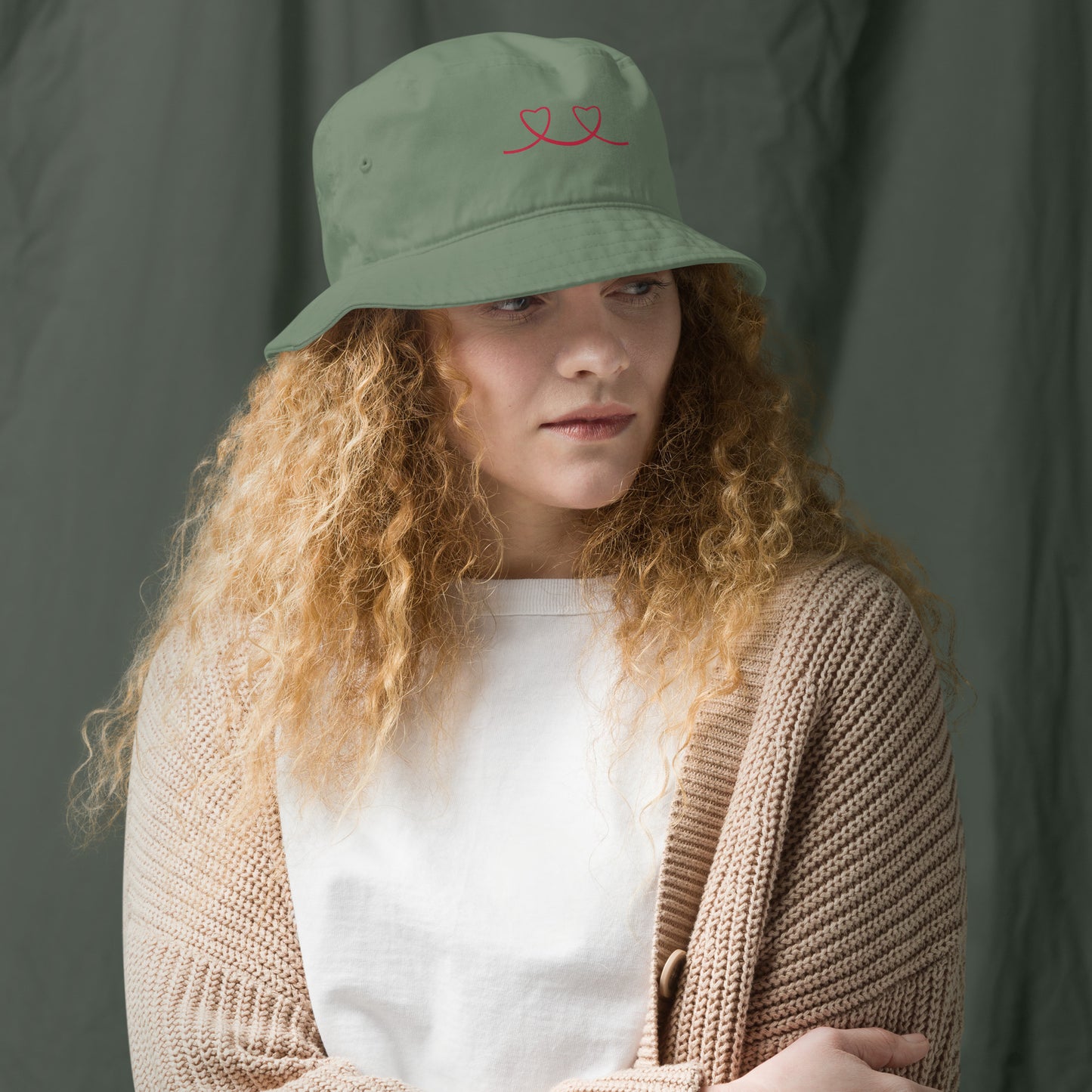 Smiley Organic Bucket Hat