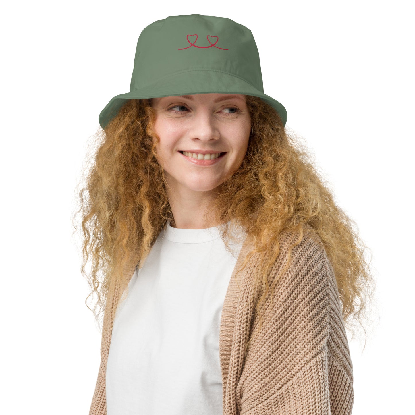 Smiley Organic Bucket Hat