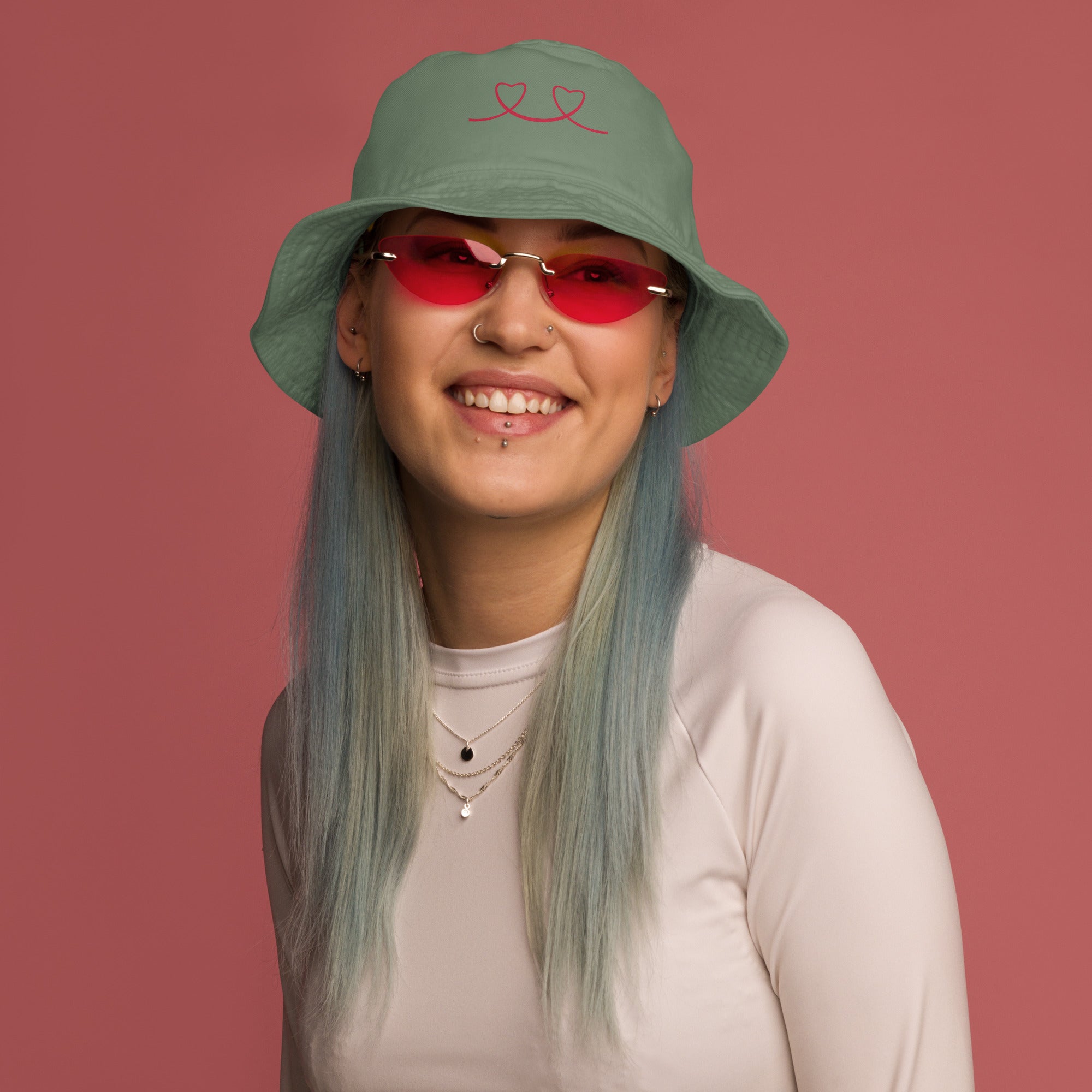 Smiley Organic Bucket Hat