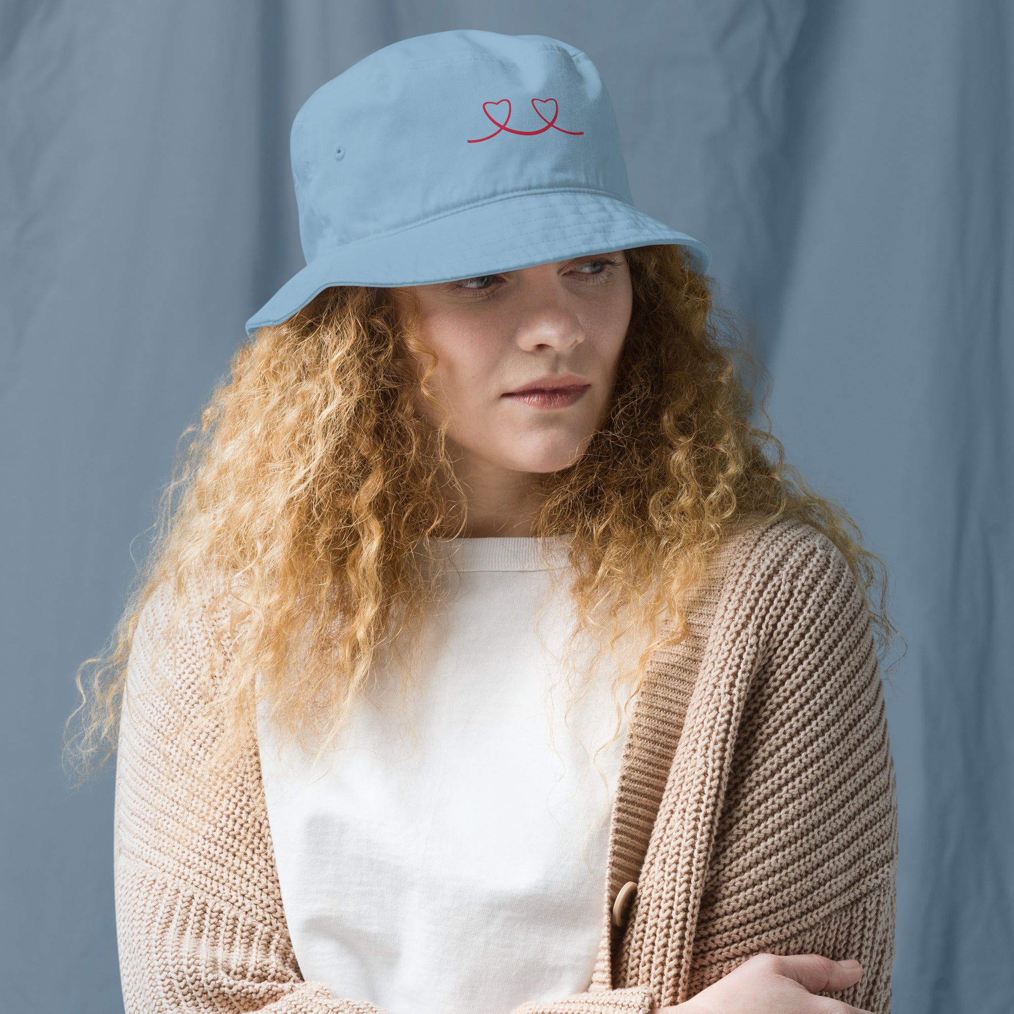 Smiley Organic Bucket Hat