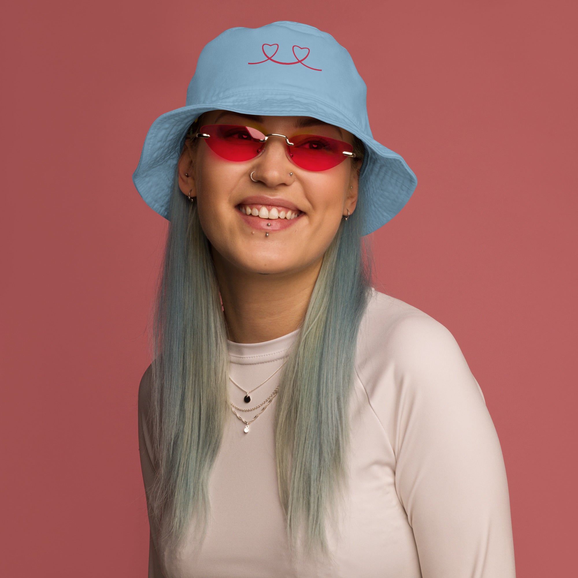 Smiley Organic Bucket Hat