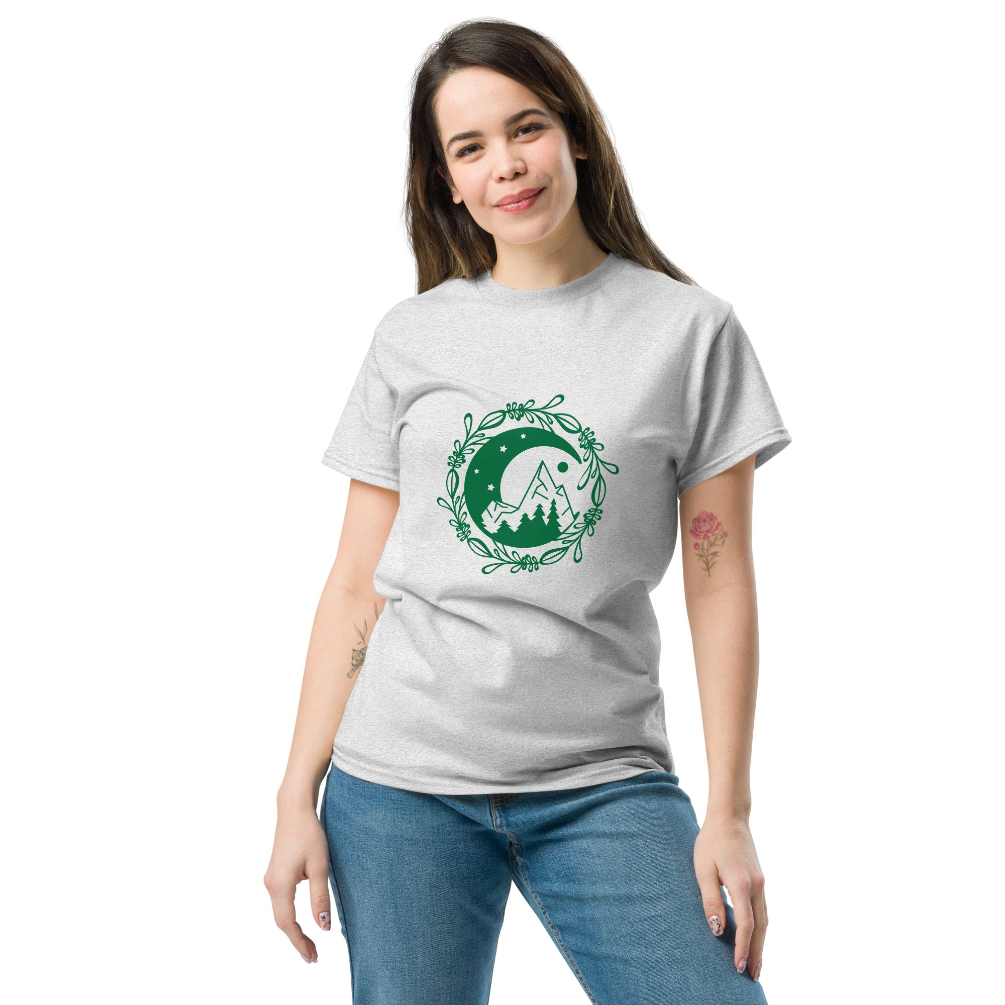 Green nature unisex classic tee