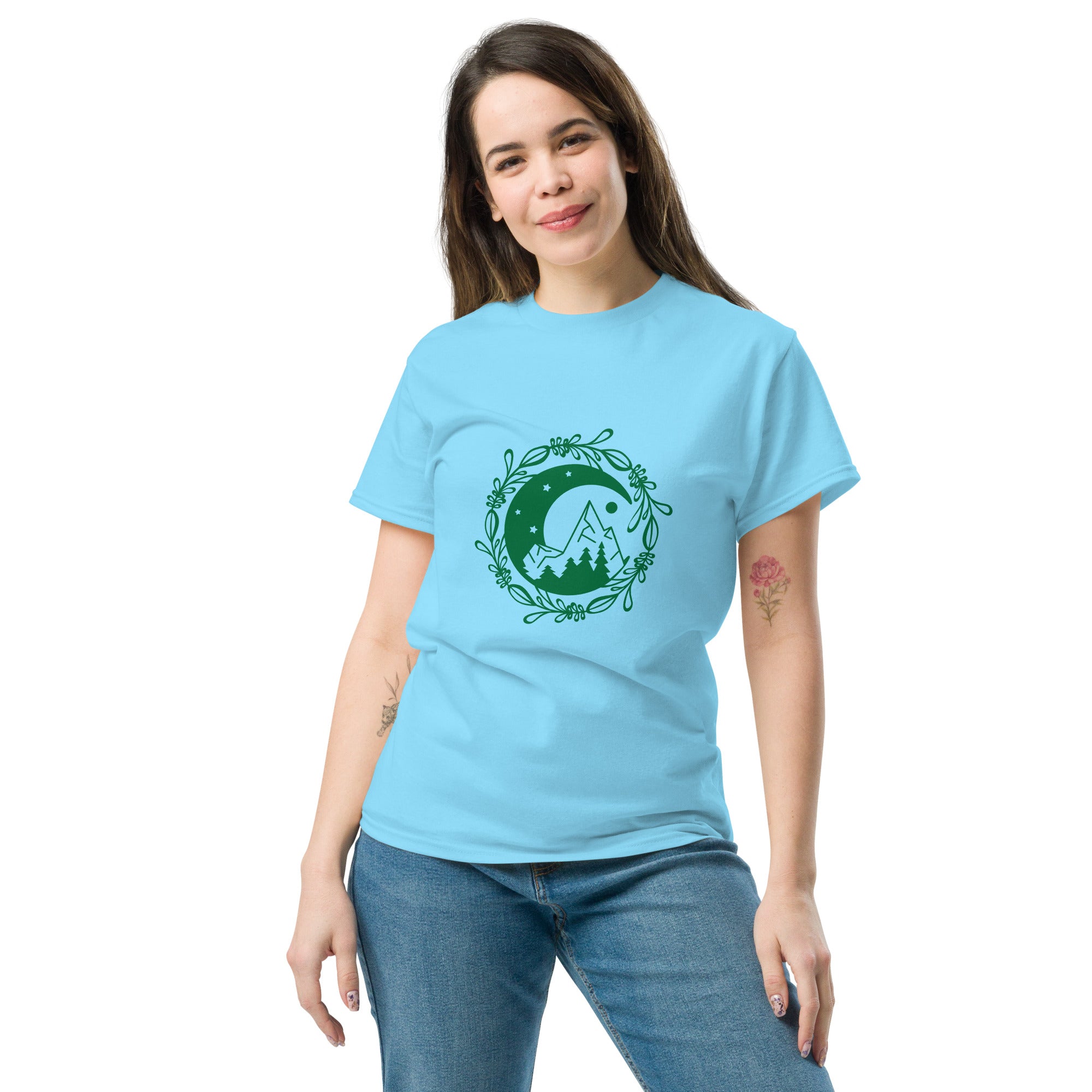 Green nature unisex classic tee