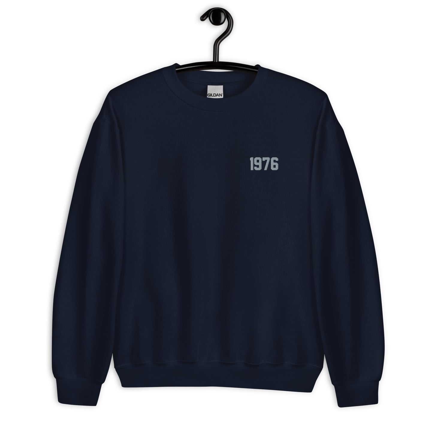 1976 Embroidery Crew Neck Sweatshirt