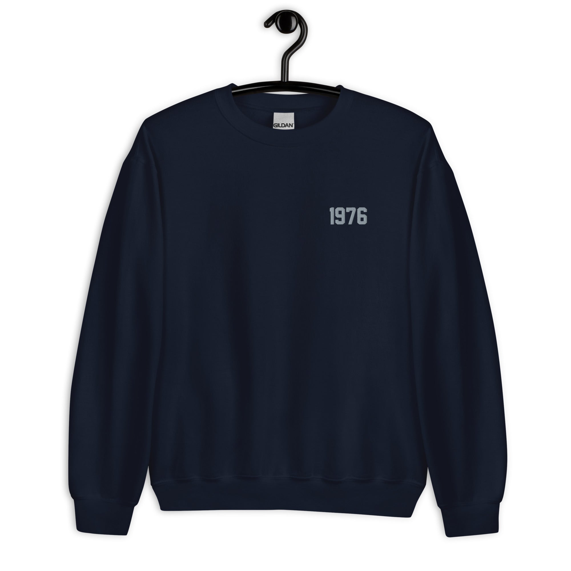 1976 Embroidery Crew Neck Sweatshirt