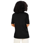 Eyes organic ribbed neck t-shirt