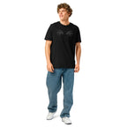 Eyes organic ribbed neck t-shirt