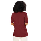 Eyes organic ribbed neck t-shirt