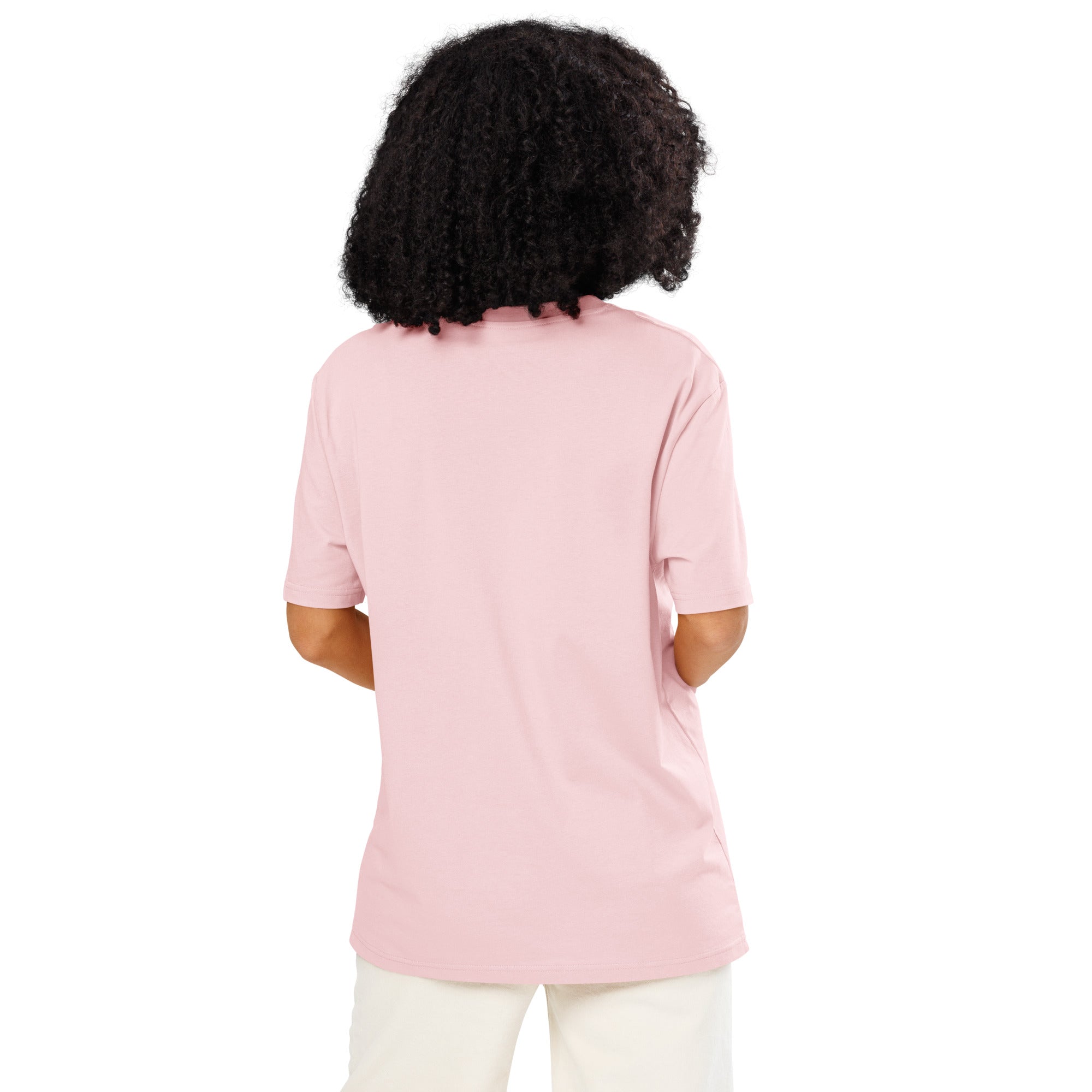 Eyes organic ribbed neck t-shirt