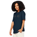 Eyes organic ribbed neck t-shirt
