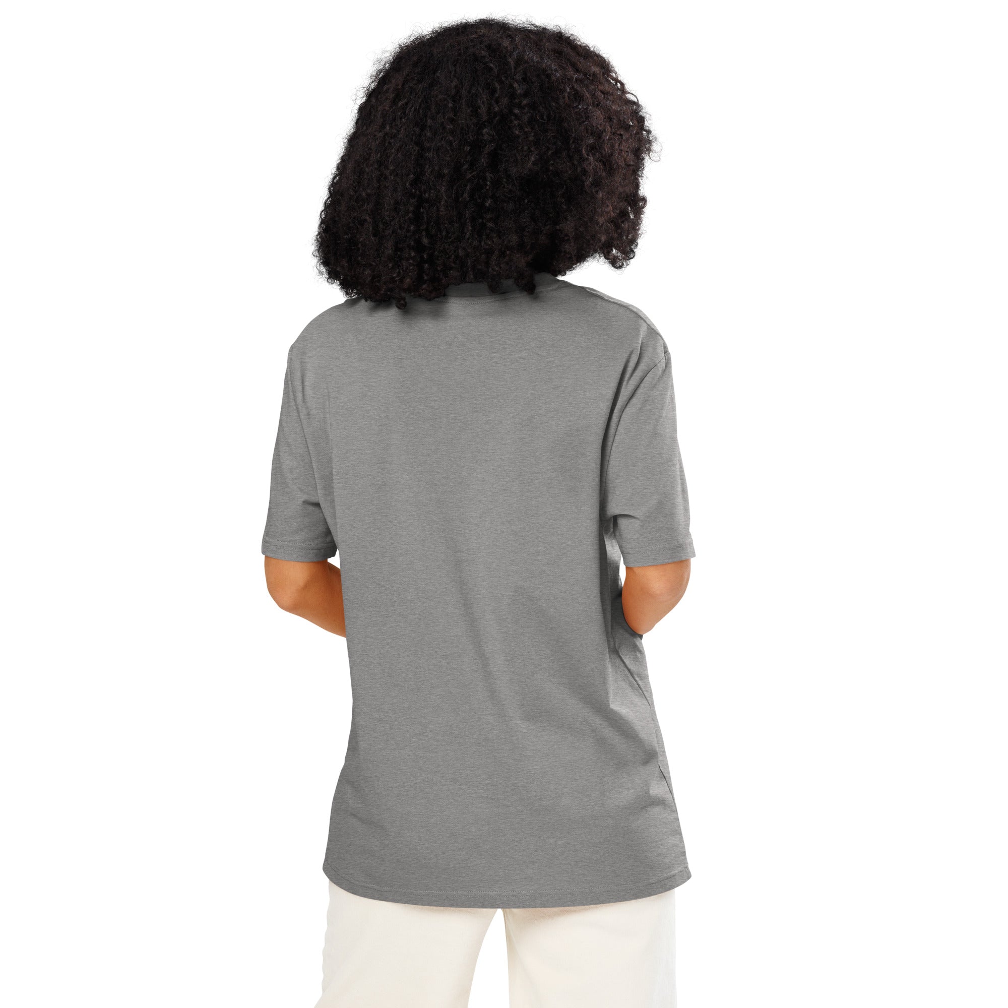Eyes organic ribbed neck t-shirt