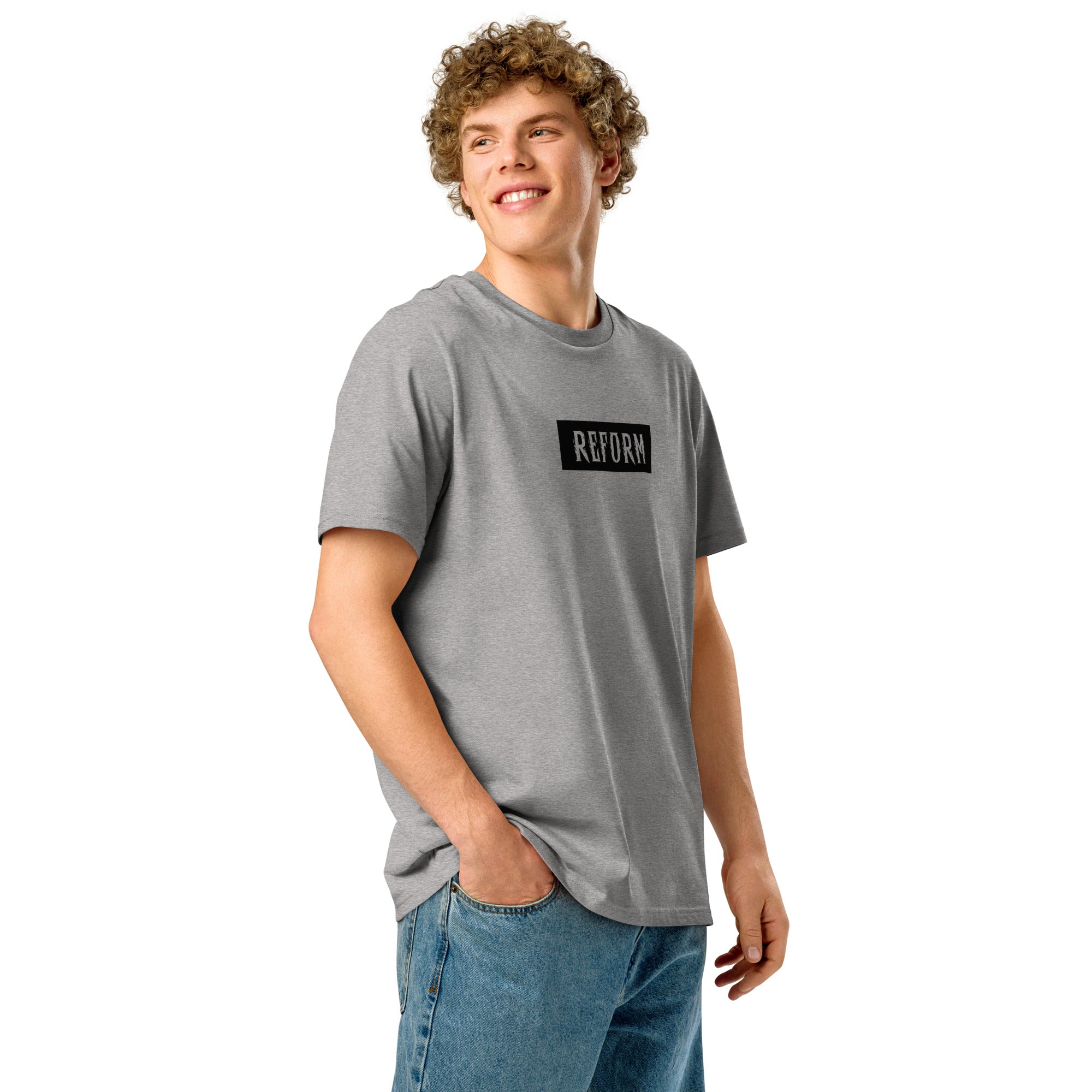 Reform organic ribbed neck t-shirt
