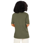 Eyes organic ribbed neck t-shirt