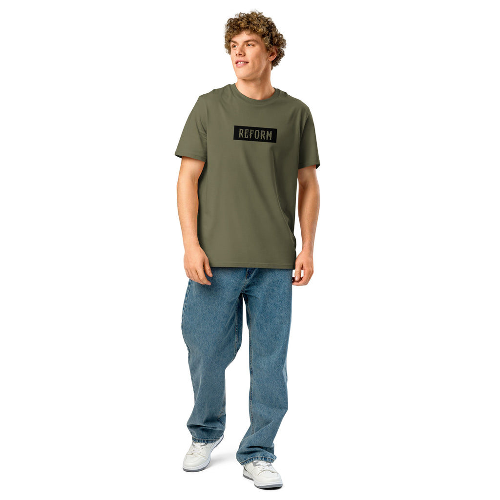 Reform organic ribbed neck t-shirt