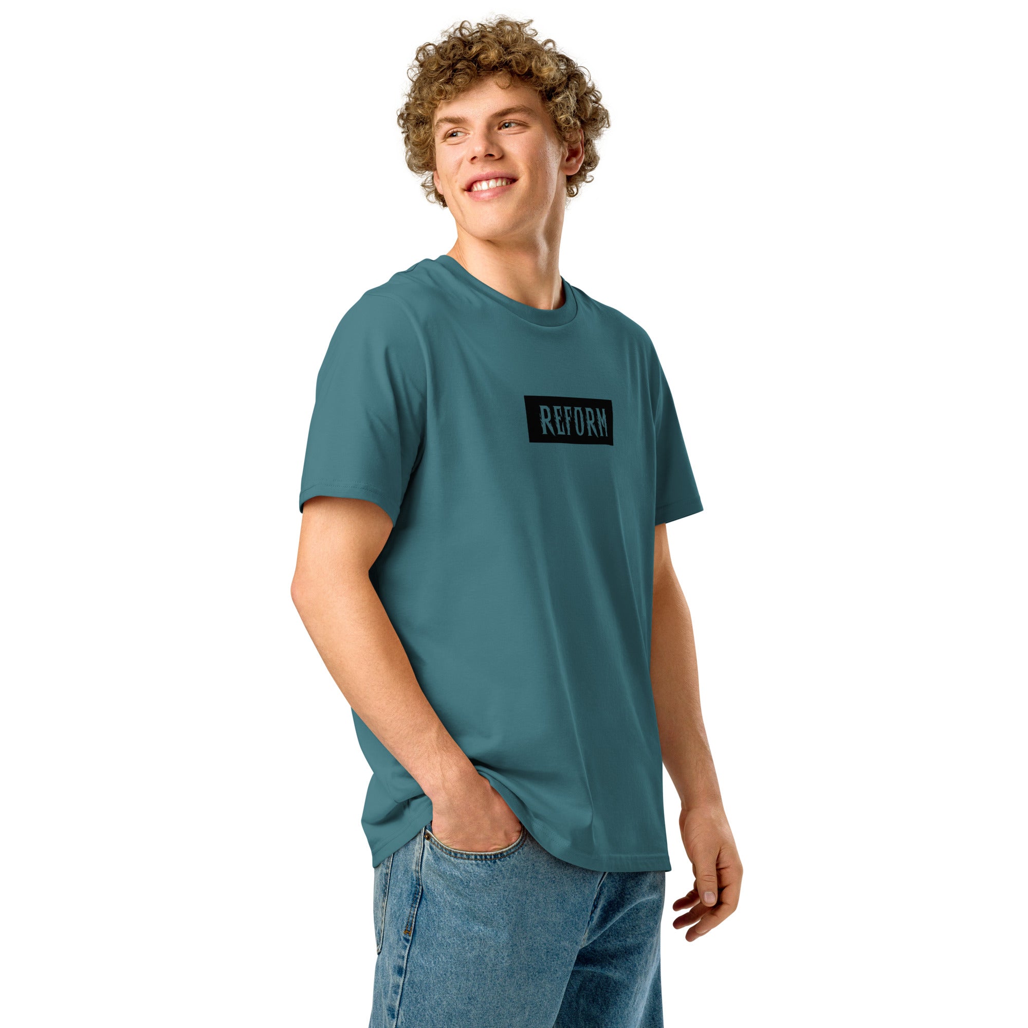 Reform organic ribbed neck t-shirt