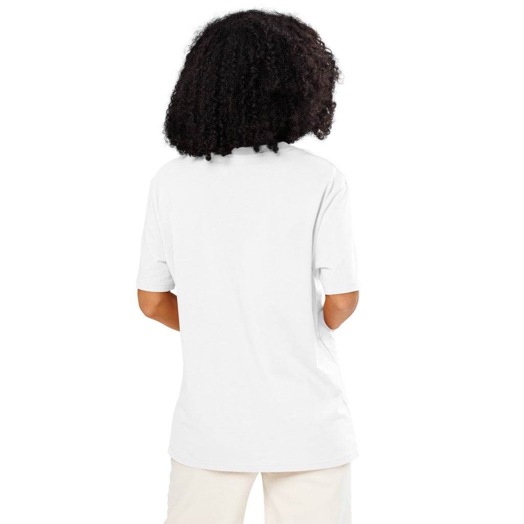 Eyes organic ribbed neck t-shirt