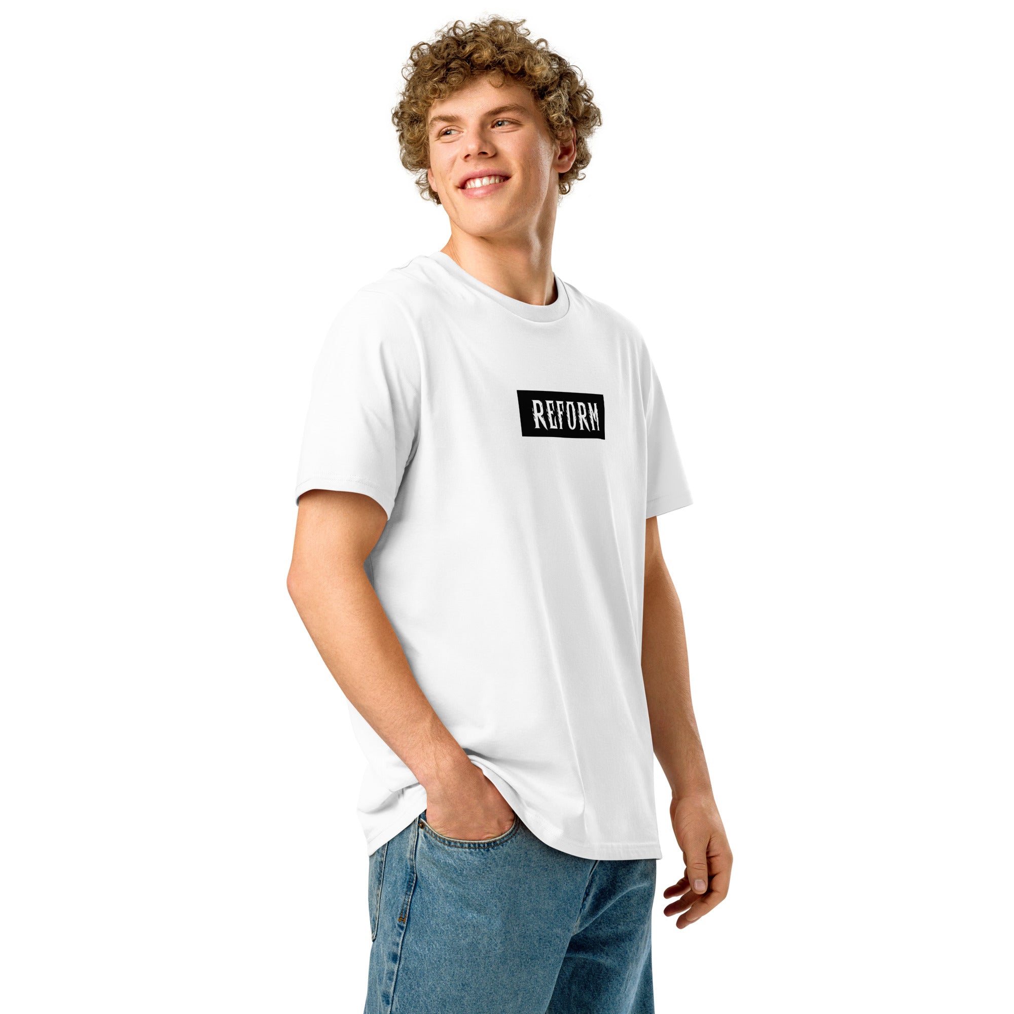 Reform organic ribbed neck t-shirt