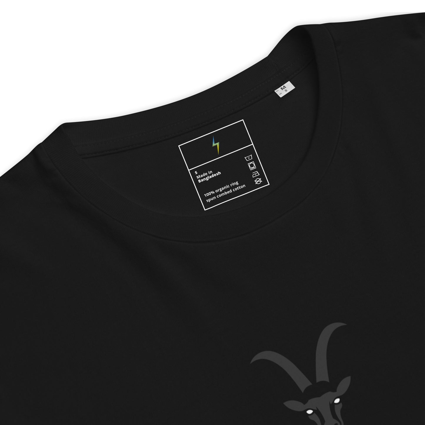 GOAT Unisex organic ribbed neck t-shirt