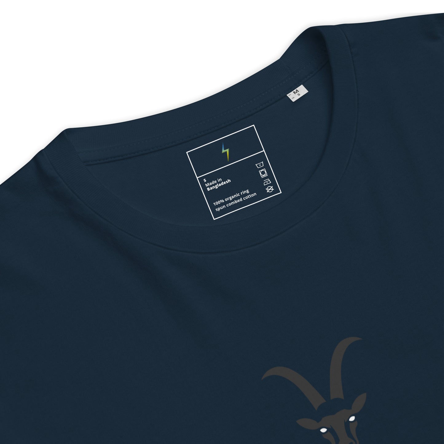 GOAT Unisex organic ribbed neck t-shirt