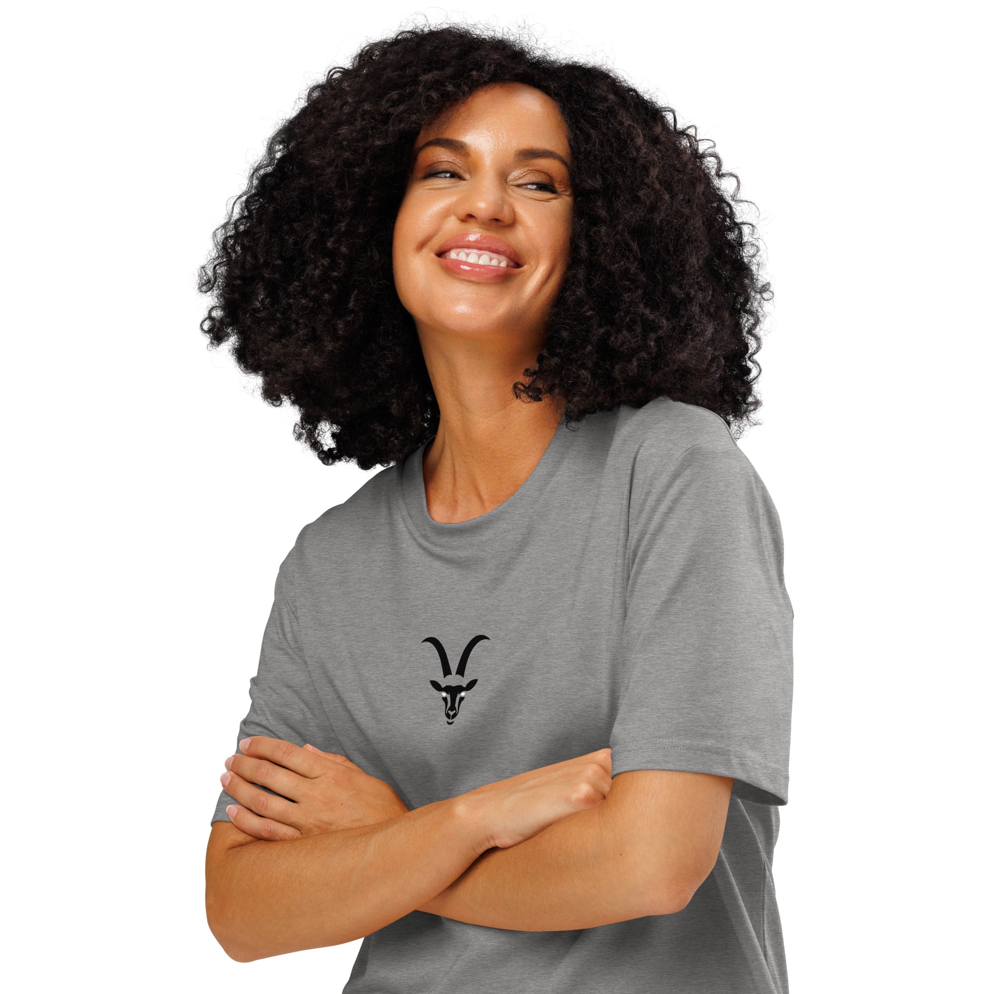 GOAT Unisex organic ribbed neck t-shirt