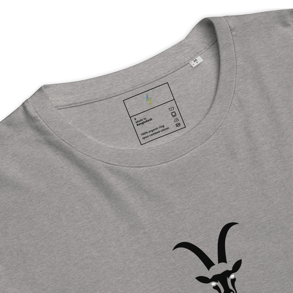 GOAT Unisex organic ribbed neck t-shirt